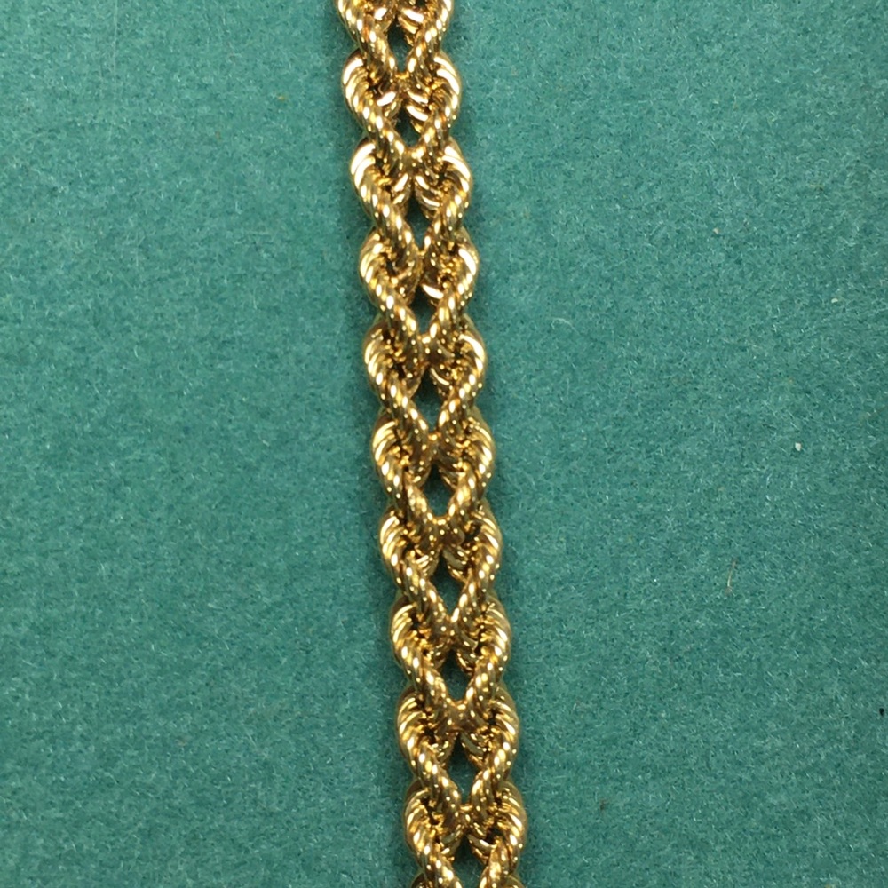 14k Gold Eterna Gold Bracelet 8”